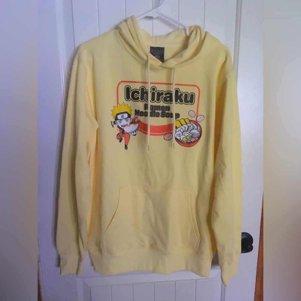 Naruto Shippuden Collection Nwot Ichiraku Ramen Unisex Hoodie Sweatshirt M NWOT
